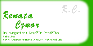 renata czmor business card